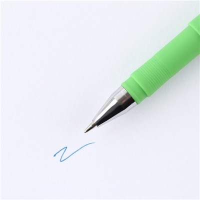 Ручка прикол гелевая синяя паста «Работай, Котик», 2 шт.