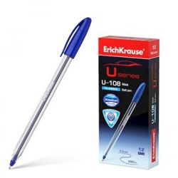 Ручка шариковая U-108 Classic Stick Ultra Glide Technology синяя 1.0мм 53709 Erich Krause {Индия}