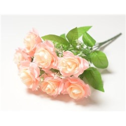 Искусственные цветы, Ветка в букете роза 7 голов (1010237)