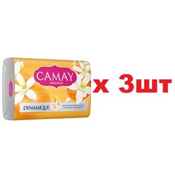 Camay France Туалетное мыло 85г Dynamique 3шт
