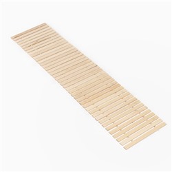 Коврик-лежак для бани, деревянный,  45х200 см