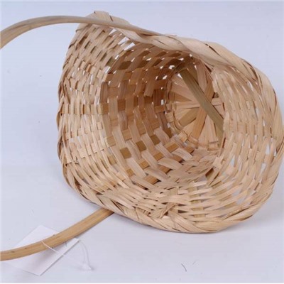 Корзина плетеная (бамбук) d=21, h=14/29 см Шляпа натуральный 569979