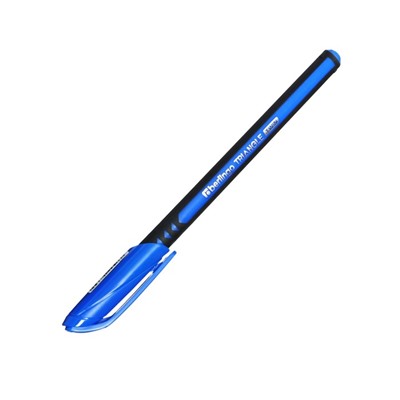 Ручка шариковая Berlingo "Triangle Twin", 0,7 мм, игольчатый стержень, синяя 309748