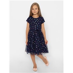Платье для девочки Cherubino CWKG 63636-41 Темно-синий