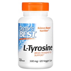 Doctor's Best L-Tyrosine, 500 mg, 120 Veggie Caps