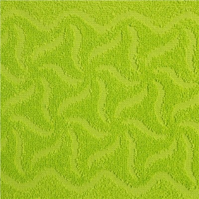 Полотенце махровое Радуга, 70х130см, цвет зеленый, 295гр/м, хлопок