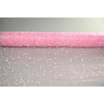 Сетка для цветов "Снег" светло-розовый 52 см*5 м