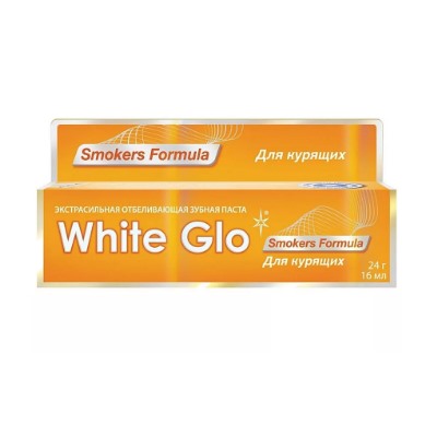 White Glo Зубная паста отбеливающая. для курящих.24 г