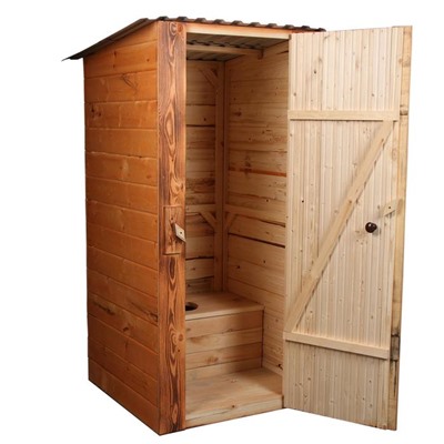Туалет дачный, деревянный, 202 × 118 × 120 см, 3-го сорта, «МегаЭконом»