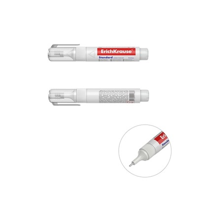 Ручка-корректор 4 мл, ErichKrause Standard, с металлическим наконечником
