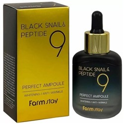 Сыворотка Farm Stay Black Snail & Peptide
