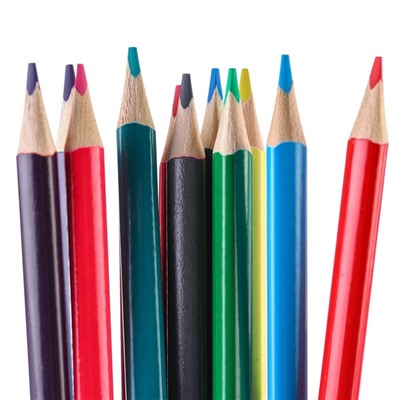 Цветные карандаши, 24 цвета, двусторонние, My Little Pony