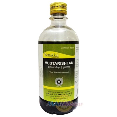 Аюрведический тоник Мустариштам, 450 мл, Коттаккал Аюрведа; Mustarishtam, 450 ml, Kottakkal Ayurveda