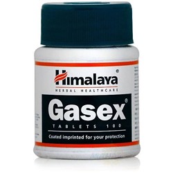 Газекс, для пищеварительной системы, 100 таб, производитель Хималая; Gasex, 100 tabs, Himalaya