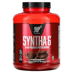 BSN Syntha-6, Ultra Premium Protein Matrix, Chocolate Milkshake, 5 lbs (2.27 kg)
