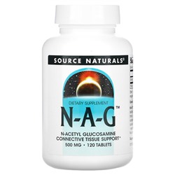 Source Naturals N-A-G, 500 mg, 120 Tablets