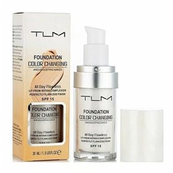 Тональная основа TLM Foundation color Changing SPF 15 30ml