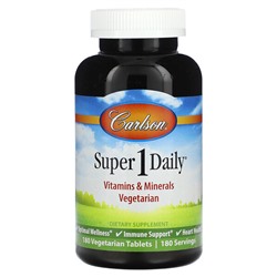 Carlson Super 1 Daily, 180 Vegetarian Tablets