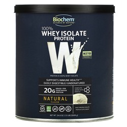 Biochem 100% Whey Isolate Protein, Natural, 24.6 oz (699 g)