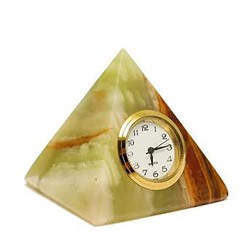 Часы Пирамида 4", h~10-11см оникс SH 773222