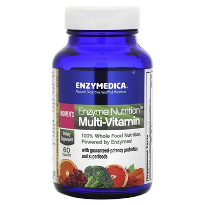 Enzymedica Women's Enzyme Nutrition Multi-Vitamin, 60 Capsules