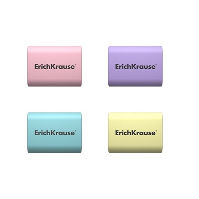 Ластик ErichKrause Sponge 37 х 33 х 15 мм, микс, цена 1 шт