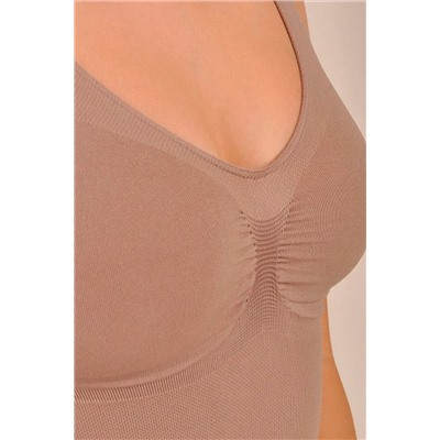 MY Боди женское BO117 BODY SHAPER SPALLA LARGA (1/68) (chocolate (шоколад) MY #266159