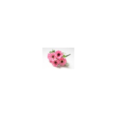 Искусственные цветы, Ветка в букете гербера 6 веток (1010237) микс