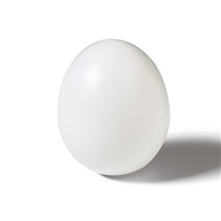 Яйцо искусственное подкладное, для кур, 4 × 5 см, 1 шт., белое, Greengo