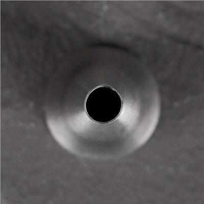 Насадка кондитерская «Трубочка», d=2,4 см, выход 0,6 см, нержавеющая сталь