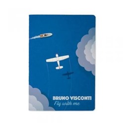 Тетрадь  40л клетка "FLY WITH ME" 7-40-001/45 Bruno Visconti {Китай}