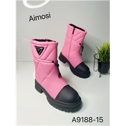 Женские ботинки A9188-15 розовые