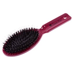 Расческа для нарощенных волос массажная с пластиковыми зубьями и искусственной щетиной Scarlet Line 191 TTNB