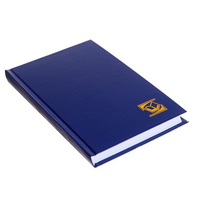 Ежедневник недатированный А5, 160 листов, обложка бумвинил, синий