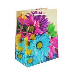 Пакет ламинированный подарочный бумажный 32*45*11 см Цветы 44935