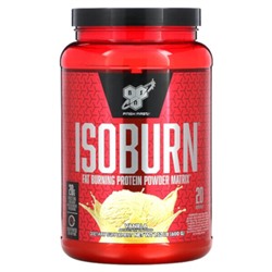 BSN Isoburn, Fat Burning Protein Powder Matrix, Vanilla, 1.32 lb (600 g)