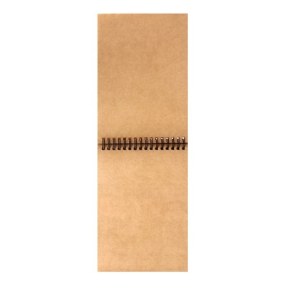 Альбом для эскизов А5, 50 листов на гребне "Арабчики", обложка крафт-бумага, блок крафт-бумага 70 г/м²