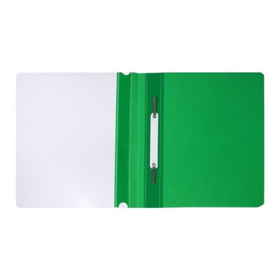 Папка-скоросшиватель Calligrata, А5, 180 мкм, зелёная, прозрачный верх