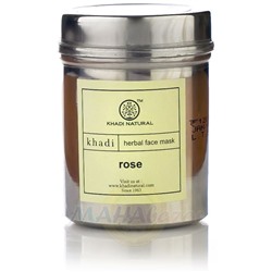 Маска для лица Роза, 50 г, производитель Кхади; Rose Herbal Face Mask, 50 g, Khadi