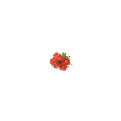 Искусственные цветы, Ветка в букете ромашка 7 голов (1010237) микс