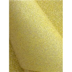 Фоамиран глиттерный самоклеющийся А4 (10 листов) золото 171759