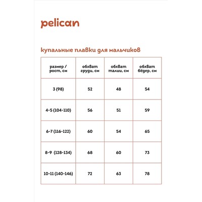 Плавки PELICAN #962468