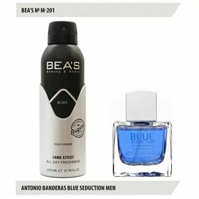 Дезодорант BEA'S 201 - Antonio Banderas Blue Seduction 200ml (M)