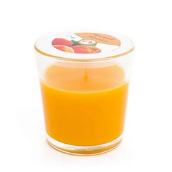 Свеча аромат в стакане Персик SH bw30561