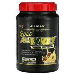 ALLMAX AllWhey Gold, Premium Whey Protein, Chocolate Peanut Butter, 2 lbs (907 g)