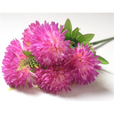 Искусственные цветы, Ветка в букете хризантема 6 веток (1010237)