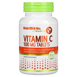 NutriBiotic Immunity, Vitamin C, 1,000 mg, 100 Vegan Tablets