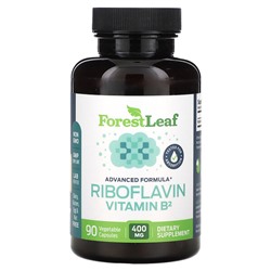 Forest Leaf Riboflavin Vitamin B2, 400 mg, 90 Vegetable Capsules