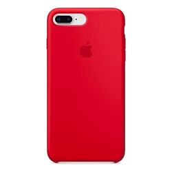 Силиконовый чехол для iPhone 7 Plus / 8 Plus ярко-красный (Red)