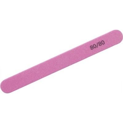 Пилочка-баф для ногтей WS-1125 Weisen розовая, 80/80, 18 см